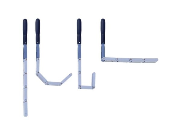 Holder til interiørhåndmoppe, Vileda MultiDuster Maxi, 67x5,5x3cm, grå, PA/POM/PP, CE