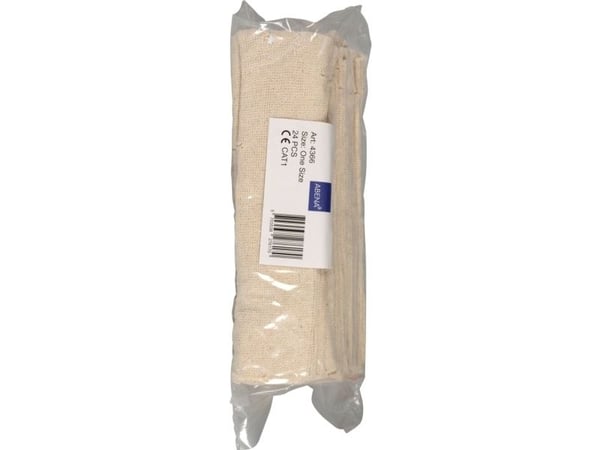 Tekstil handske, ABENA, One size, nature, bomuld/polyester - (25 stk.)