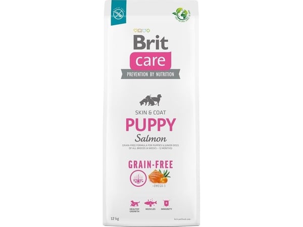 Brit Care Dog Grain-free Puppy, Salmon, 12 kg