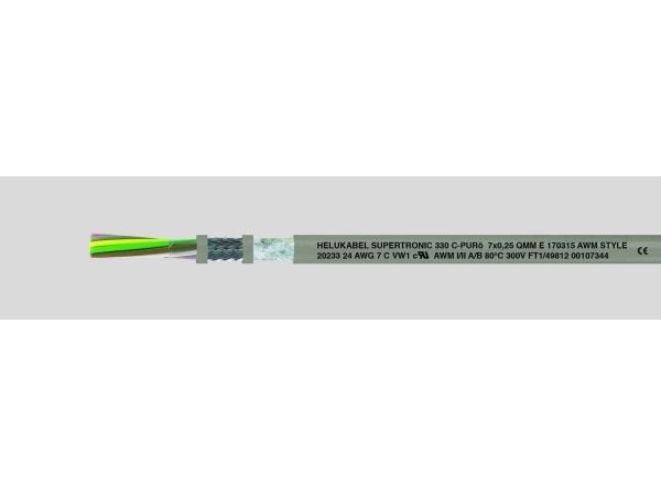 HELUKABEL 49799, Lågspänningskabel, Grå, Koppar, 0,14 mm², 15,5 kg/km, -30 - 80 °C
