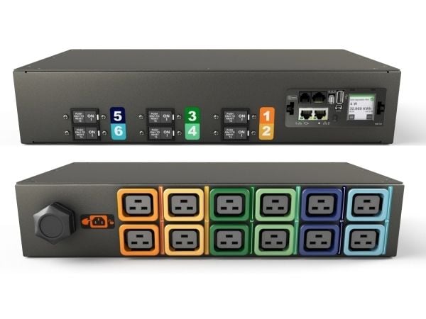Vertiv PowerIT MG05M2R1-12L193-3PS56B2H10-S - Strømfordelerenhet (kan monteres i rack) - AC 230 V - 22 kW - 3-fase WYE - Ethernet 10/100/1000, USB,...