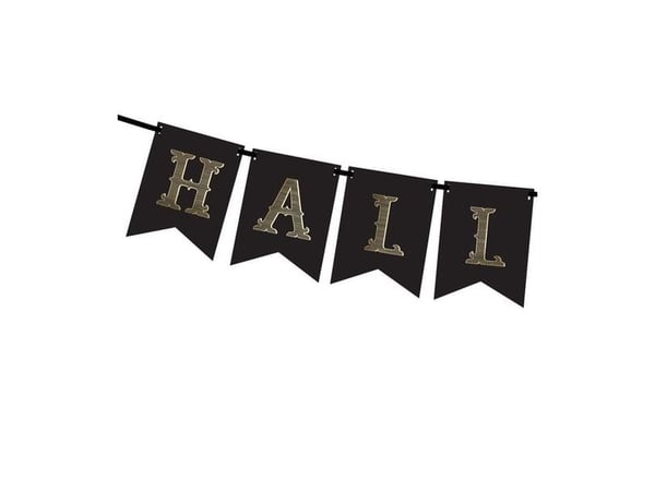 Halloween bogstavbanner