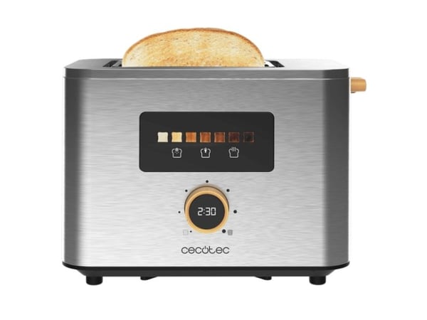Cecotec 04843, 2 skiver, Rustfritt stål, Rotasjon, Berøringskontroll, 950 W