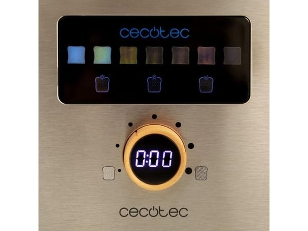 Cecotec 04843, 2 skiver, Rustfritt stål, Rotasjon, Berøringskontroll, 950 W