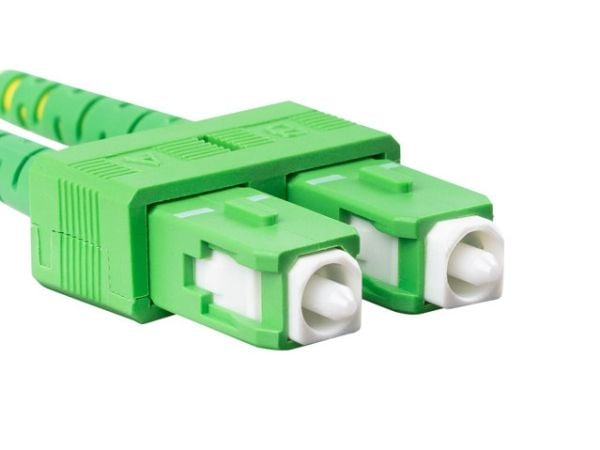 Lanberg - Koblingskabel - LC/UPC-enkeltmodus (hann) til SC/APC-enkeltmodus (hann) - 2 m - 3 mm - fiberoptisk - dupleks - 9 / 125 micron - G.657.A1 ...