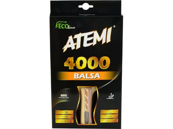 Atemi 4000 Balsa konkav bordtennisracket (17204)