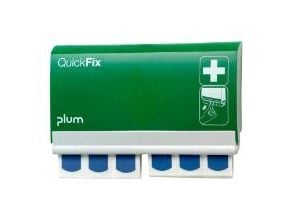 Plåsterdispenser QuickFix Detectable, 90 st, plast med hylla/spårbara plåster, 1 st