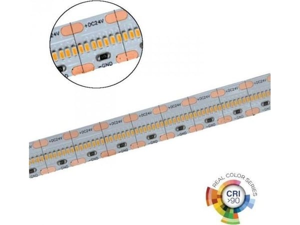 Taśma LED V-TAC Taśma LED V-TAC SMD2110 3500LED 24V IP20 5mb CRI90+ 21W/m 150lm/W VT-2110 6400K 2000lm