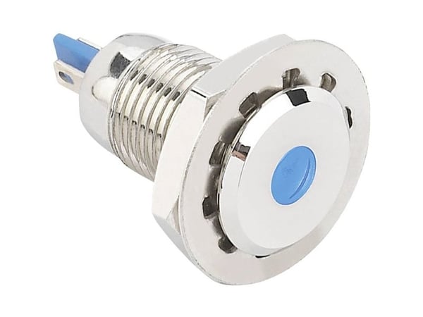 TRU COMPONENTS 149499 LED-merkkivalo, sininen, 24 V/DC, 24 V/AC
