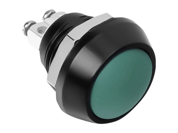 TRU COMPONENTS GQ12B-A, GN Kestävä painike 48 V/DC 2 A 1 x Off/(On) IP65 Kosketus 1 kpl 1 kpl