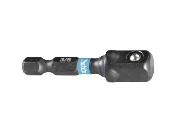 Makita Impact Black - Sokkeladapter - 3/8" - square - sekspunkters - 1/4" - heksagonal - lengde: 50 mm