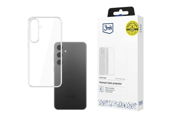 3mk Clear Case - Beskyttende deksel for mobiltelefon - termoplast-polyuretan (TPU) - gjennomsiktig - for Samsung Galaxy S25