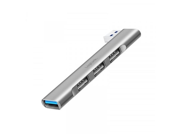 LogiLink USB 3.2 Gen1 Hub, 4-portar, USB-A, 1x USB3.0 AF, 3x USB2.0 AF