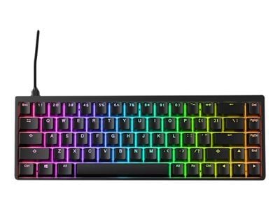Endgame Gear KB65HE - Tastatur - hall-effekt, ANSI - 65% - bakgrunnsbelyst - USB - QWERTY - USA - tastsvitsj: Gateron KS-37B (Hot-swappable) - svart