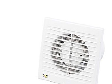Duka ventilator El 600 TH - ABS, Hvid, Ø100 mm, Fugt- og tidsstyring
