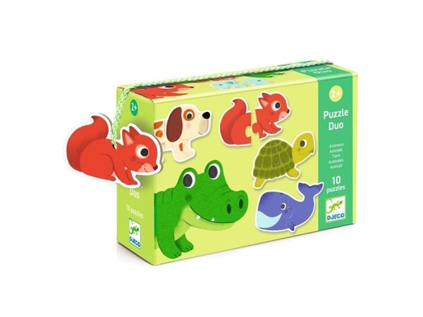 Djeco ANIMALS - kaksikko palapelit DJECO