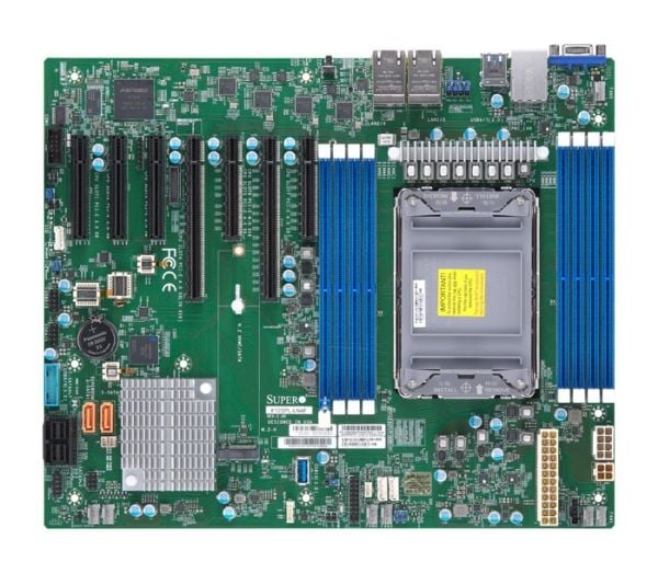 SUPERMICRO X12SPL-LN4F - Hovedkort - ATX - LGA4189-sokkel - C621A Chipset - USB 3.2 Gen 1 - 4 x Gigabit LAN - innbygd grafikk - for SC113M; SC213; ...
