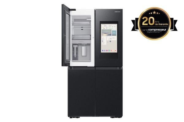 Samsung RF65DG9H0EB1 - Kjøleskap/fryser - fransk dør underfryser - Wi-Fi - bredde: 91.2 cm - dybde: 72.3 cm - høyde: 183 cm - 636 liter - Klasse E ...