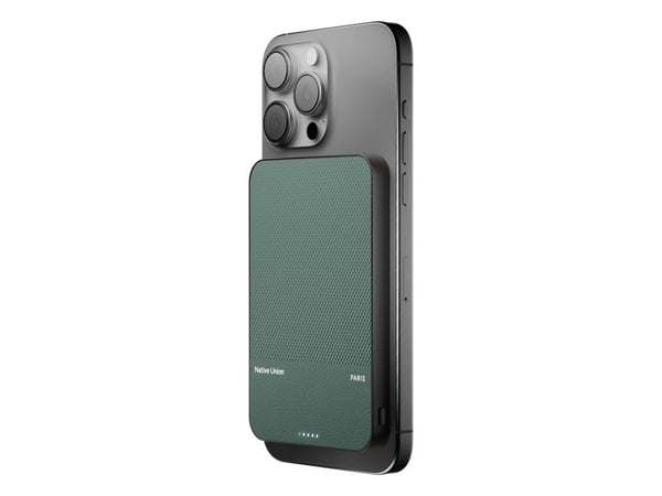 Native Union PB-5KMS-GRN, 5000 mAh, Trådløs lading, 3,85 V, Grønn