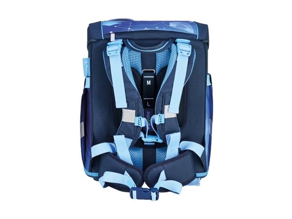 Herlitz FiloActive XL Plus Cosmic, Lunchboks, Pennal, Pencil pouch, Skolesekk, Sportsbag, Gutt, Barneskole, Ryggsekk, 21 l, Forlomme, Sidelomme
