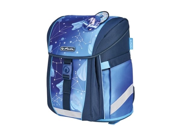Herlitz FiloActive XL Plus Cosmic, Lunchboks, Pennal, Pencil pouch, Skolesekk, Sportsbag, Gutt, Barneskole, Ryggsekk, 21 l, Forlomme, Sidelomme
