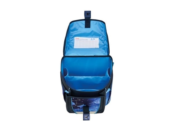 Herlitz FiloActive XL Plus Cosmic, Lunchboks, Pennal, Pencil pouch, Skolesekk, Sportsbag, Gutt, Barneskole, Ryggsekk, 21 l, Forlomme, Sidelomme