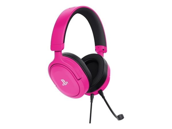 Trust GXT 498P Forta, Kabel, Spela, 20 - 20000 hz, 253 g, Headset, Rosa