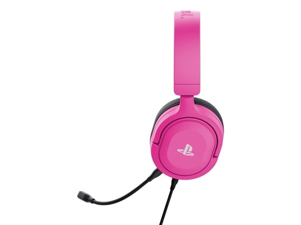 Trust GXT 498P Forta, Kabel, Spela, 20 - 20000 hz, 253 g, Headset, Rosa