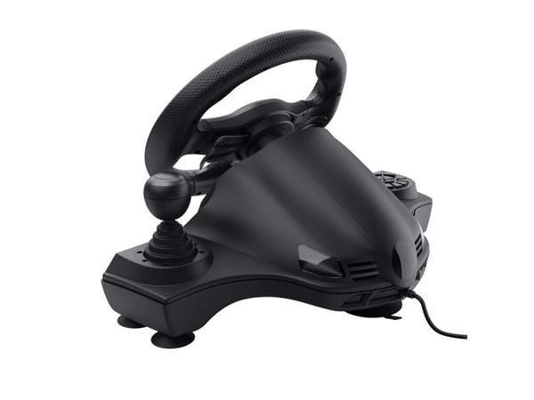 Trust GXT 289 Movi Movi - Hjul- og pedalsett - kablet - svart - for PC, Nintendo Switch, Microsoft Xbox Series S, Microsoft Xbox Series X, Microsof...