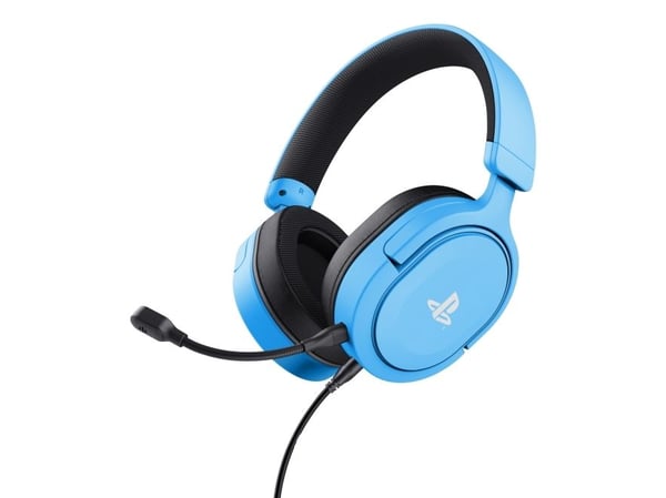 Trust GXT 498B Forta, Kabel, 20 - 20000 hz, Spela, 253 g, Headset, Blå