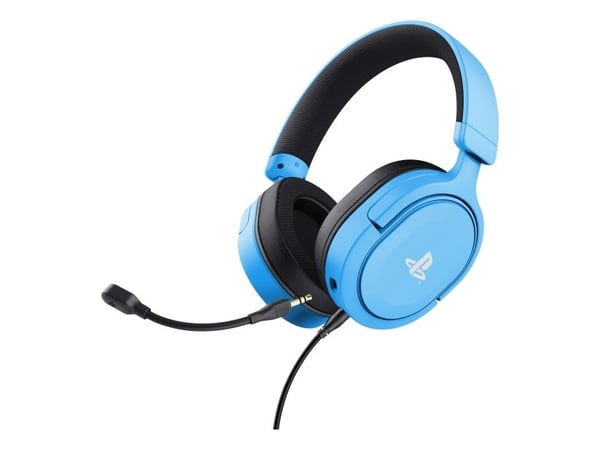 Trust GXT 498B Forta, Kabel, 20 - 20000 hz, Spela, 253 g, Headset, Blå