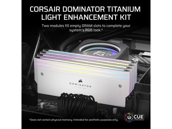 CORSAIR DOMINATOR TITANIUM - Ljusförbättringskit - vit