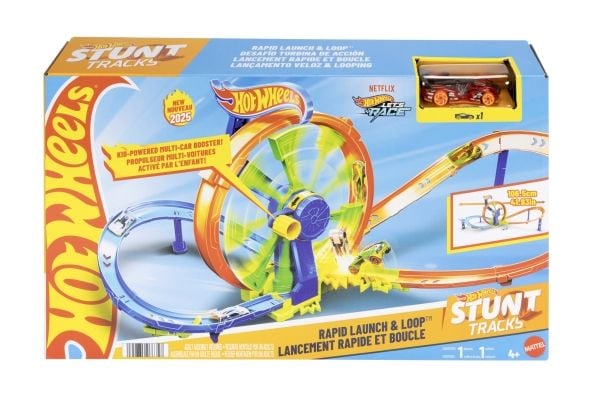Hot Wheels Action Rapid Launch &amp; Loop (Nopea laukaisu ja silmukka)