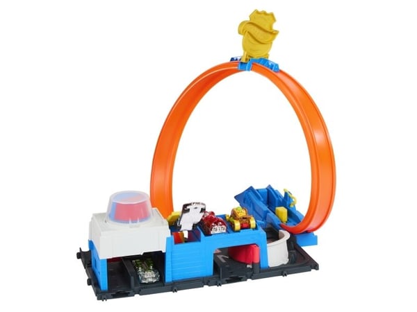 Hot Wheels City superpoliisiasema, Autoratalelu, 4 vuosi/vuosia, Muovi, Monivärinen