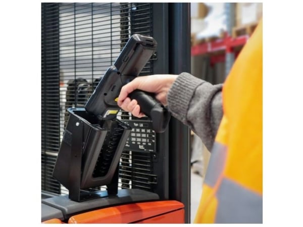 Mobilis - Håndholdt hylster - easy access system - gaffeltruckmonterbar - svart