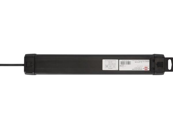 Brennenstuhl 1951160608, 3 m, Sisätila, Suora, IP20, musta, 6 AC-pistorasia(a)