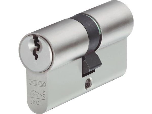 ABUS sylindergrep 45X55 mm matt nikkel, lang, 3 nøkler