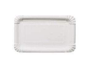Pølsetallerken Verive L20xB13cm Hvid,250 stk/pk