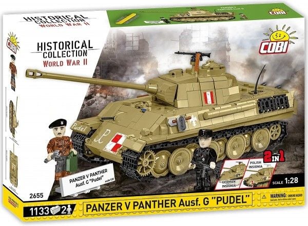 COBI Panzer V Panther Ausf. G "Poodle" byggesett/leketøy, skala 1:28