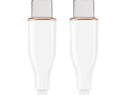 Cablexpert Premium - USB-kabel - USB-C (hann) til USB-C (hann) - USB 2.0 - 3 A - 1.5 m - formstøpt, Power Delivery-støtte, data & lading - hvit