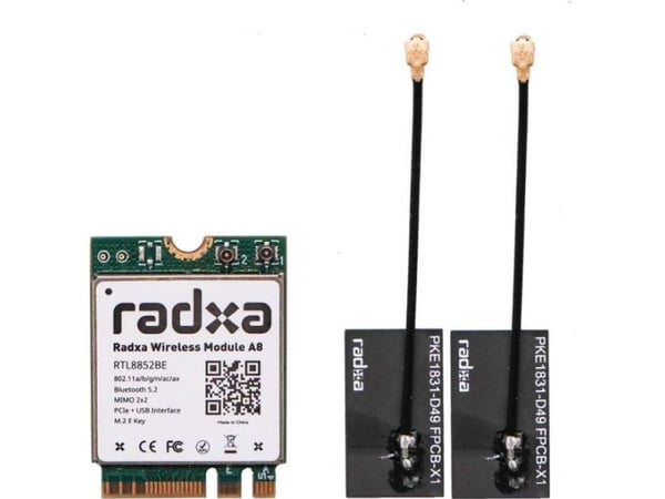 ALLNET RA007-A8, Bluetooth-modul, Grønn, 2.4 - 5 GHz, IEEE 802.11a, IEEE 802.11ac, IEEE 802.11ax, IEEE 802.11b, IEEE 802.11g, IEEE 802.11n, 20 g