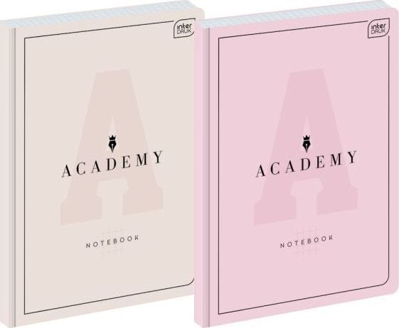 Interdruk Brulion A4 96k INTETRDRUK 90 g Academy pastel, rutet