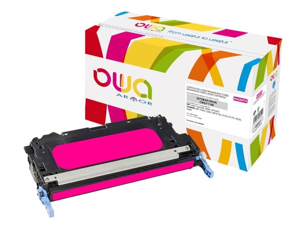 Armor - Magenta - kompatibel - tonerpatron - for HP Color LaserJet 3800, 3800dn, 3800dtn, 3800n, CP3505, CP3505dn, CP3505n, CP3505x Armor - Magenta - kompatibel - tonerpatron - for HP Color LaserJet 3800, 3800dn, 3800dtn, 3800n, CP3505, CP3505dn, CP3505n, CP3505x