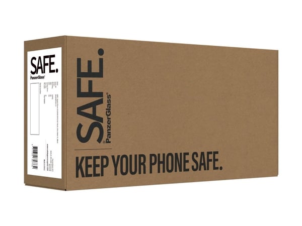 SAFE. by PanzerGlass - Skjermbeskytter til mobiltelefon - ultra-wide fit - glass - 4,7" - rammefarge svart (pakke med 50 stk.) - for Apple iPhone 6...