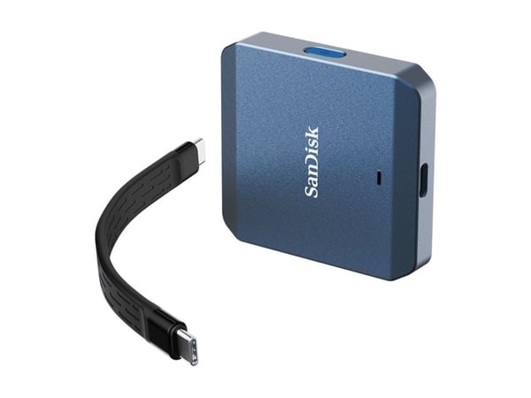 SanDisk PRO-CINEMA - Videofangstadapter - USB-C 3.2 Gen 2x2 - metallisk himmelblå