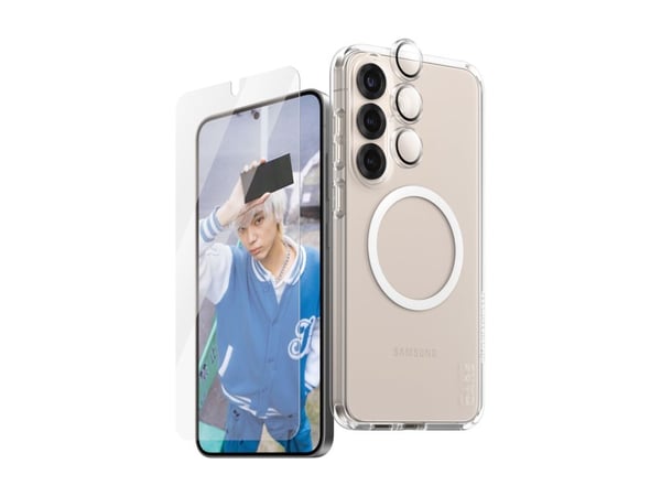 CARE by PanzerGlass - 3-i-1 beskyttelsespakke - baksidedeksel for mobiltelefon - flaggskip - 100 % resirkulert polykarbonat, 100 % resirkulert term...
