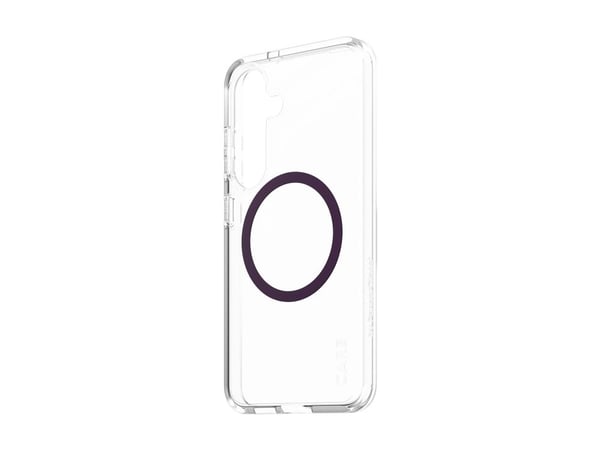 CARE by PanzerGlass Urban Combat - Baksidedeksel for mobiltelefon - polykarbonat, termoplast-polyuretan (TPU) - gjennomsiktig, plommepurpur - for S...