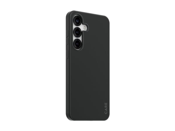 CARE by PanzerGlass - Bakdeksel til mobiltelefon - polykarbonat, mikrofiber, silikon - svart - for Samsung Galaxy S25+