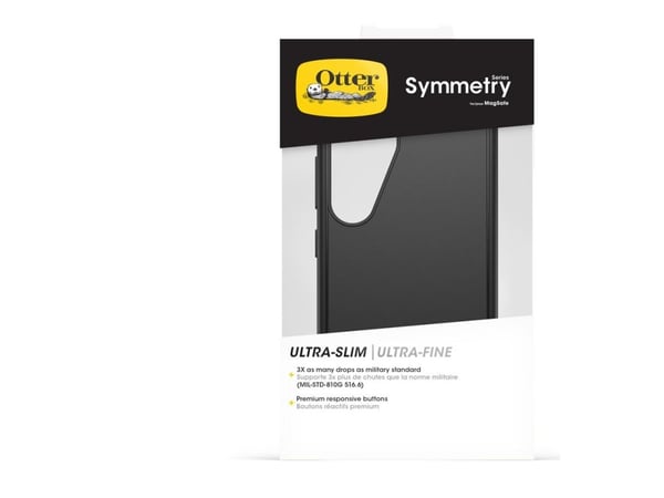 OtterBox Symmetry Series GP-FPS931OBH - Bagsidecover til mobiltelefon - med magneter - sort - for Galaxy S25