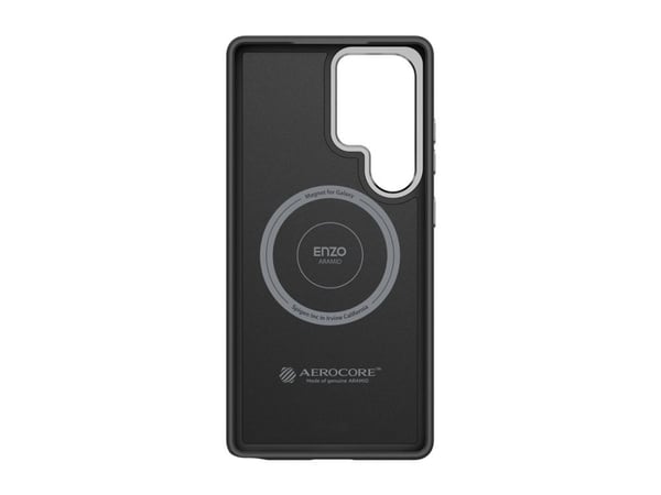 Spigen Enzo GP-FPS938PGA - Baksidedeksel for mobiltelefon - aramid magnet - aramidfiber, termoplast-polyuretan (TPU), carbon finish, eloksert alumi...
